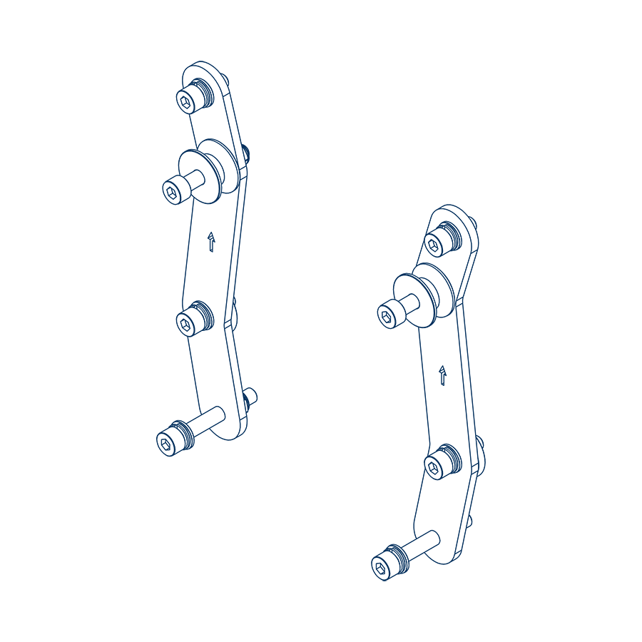 Parajet Maverick Atom 80 Engine Mounts : PJ-A-10690