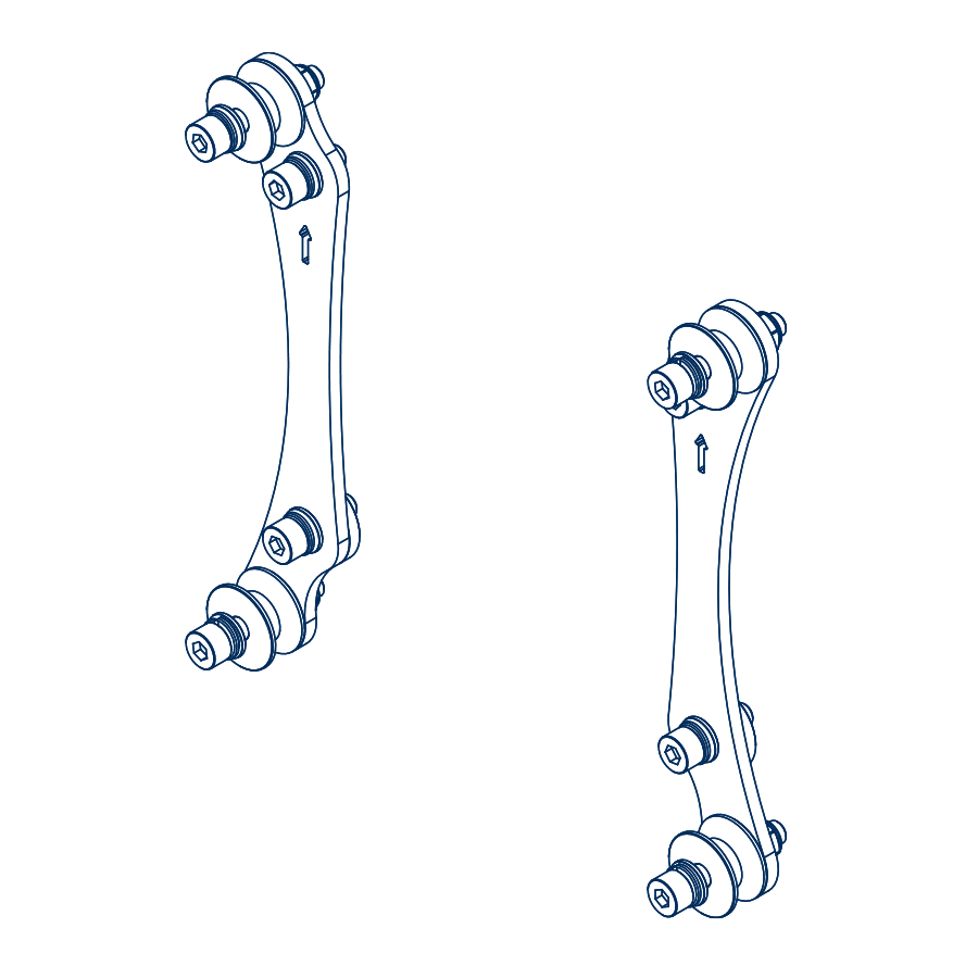 Parajet Zenith Atom 80 Engine Mounts : PJ-A-10687