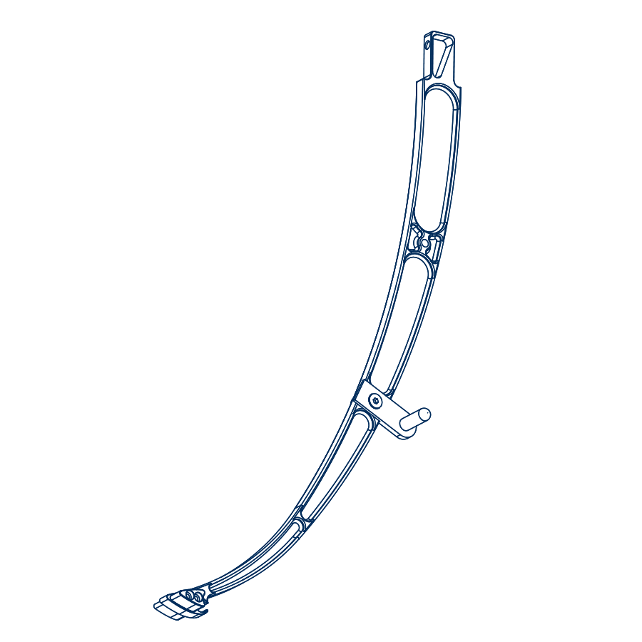 Parajet Zenith Lefthand Lower Cage Spar : PJ-A-10307