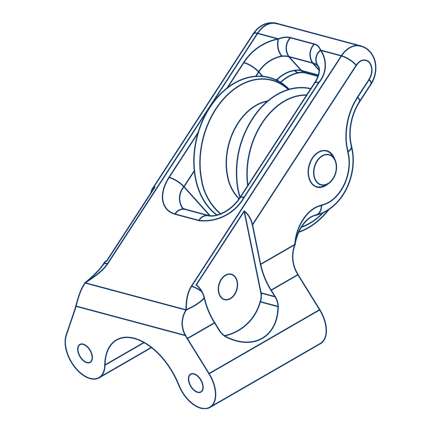 Parajet Zenith Pulley Block : PJ-A-10308